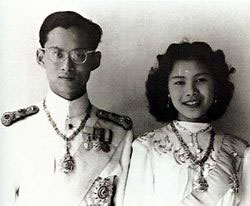 Kung Bhumibol Adulyadej & Drottning Sirikit
